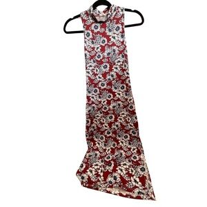 Floral Bodycon Racerback Midi Dress, size small